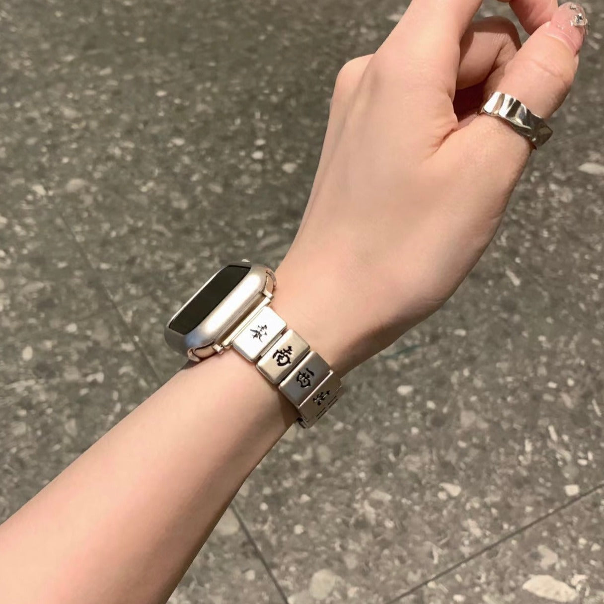 Metal Majiang Apple Watch Band