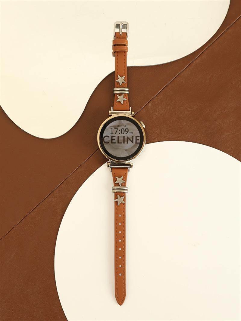 Punk Star Genuine Leather Samsung Galaxy Watch Band