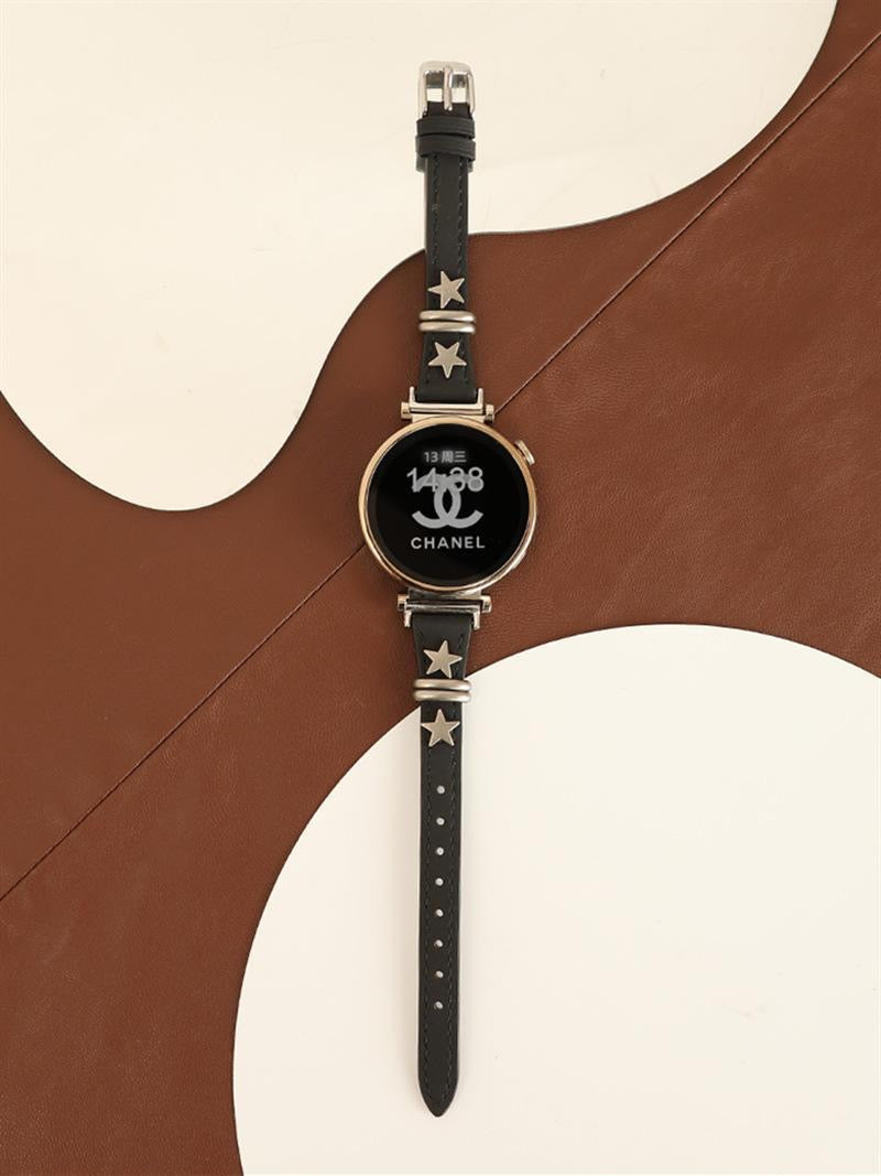 Punk Star Genuine Leather Samsung Galaxy Watch Band