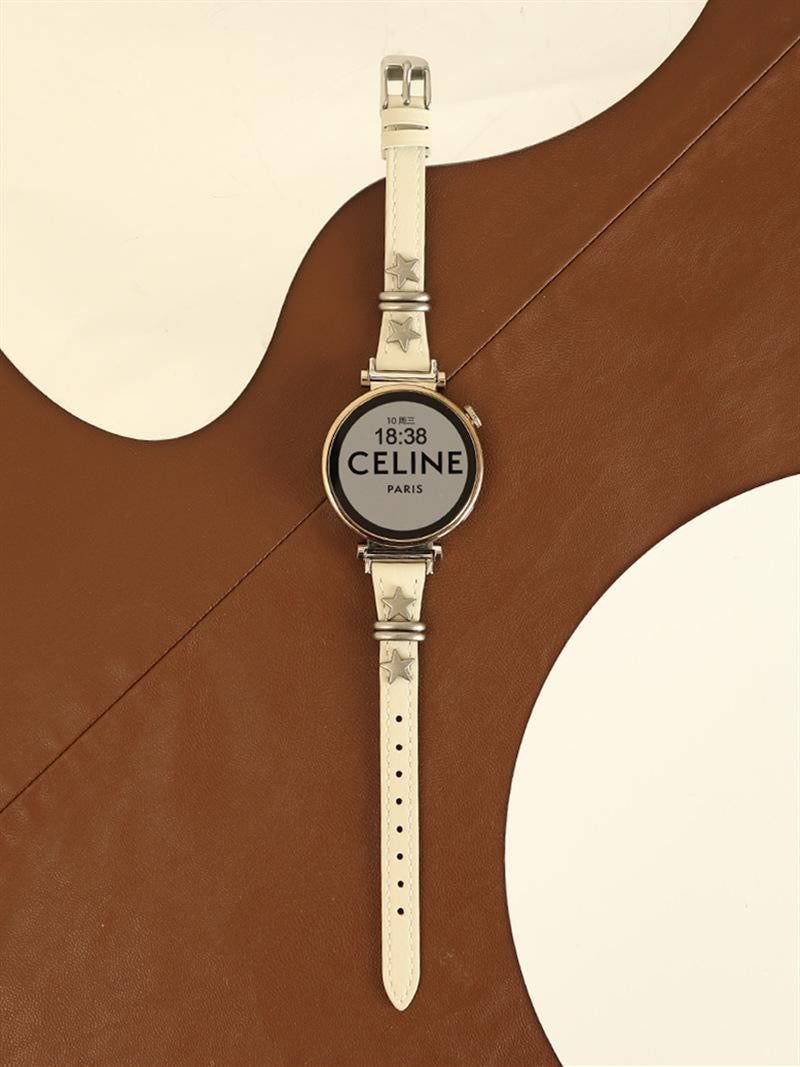 Punk Star Genuine Leather Samsung Galaxy Watch Band
