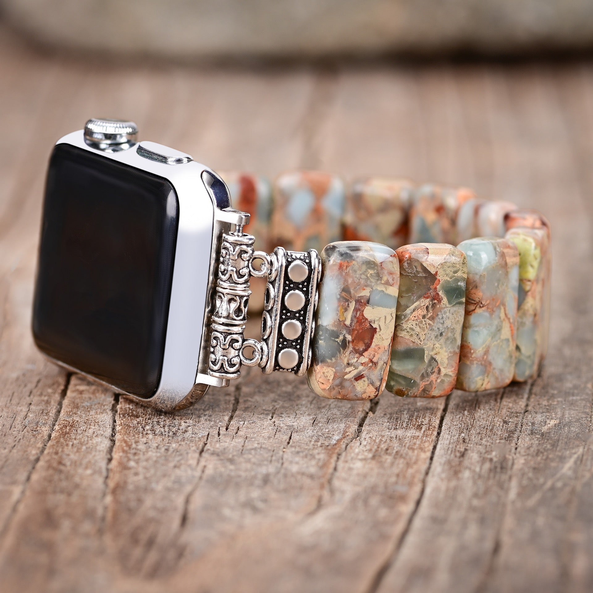 Longevity Stone Stretch Apple Watch Band