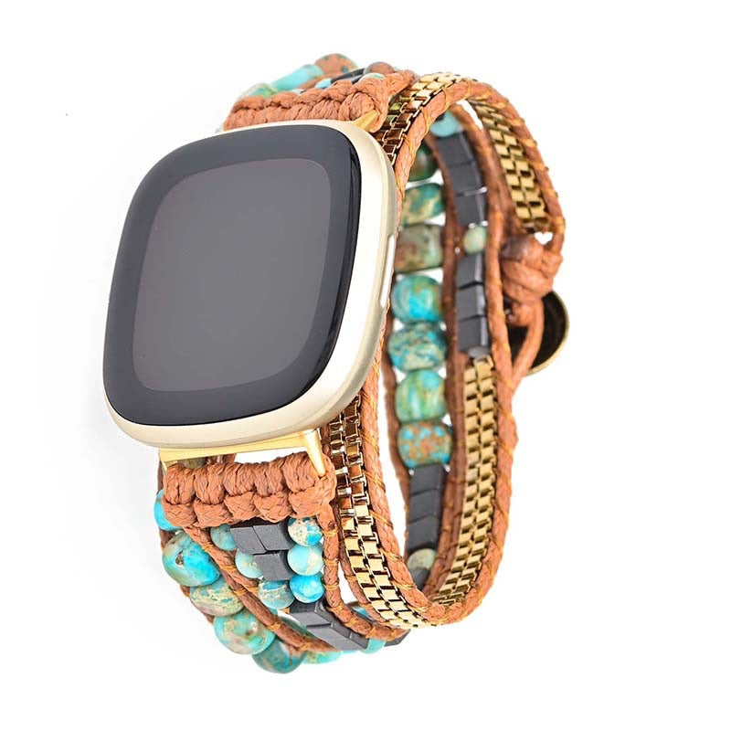 Turquoise Bohemian Fitbit Watch Band