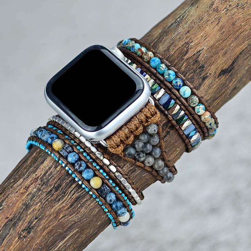 Blue Jasper Apple Watch Band