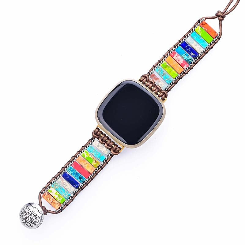 Colorful Jasper Fitbit Watch Band