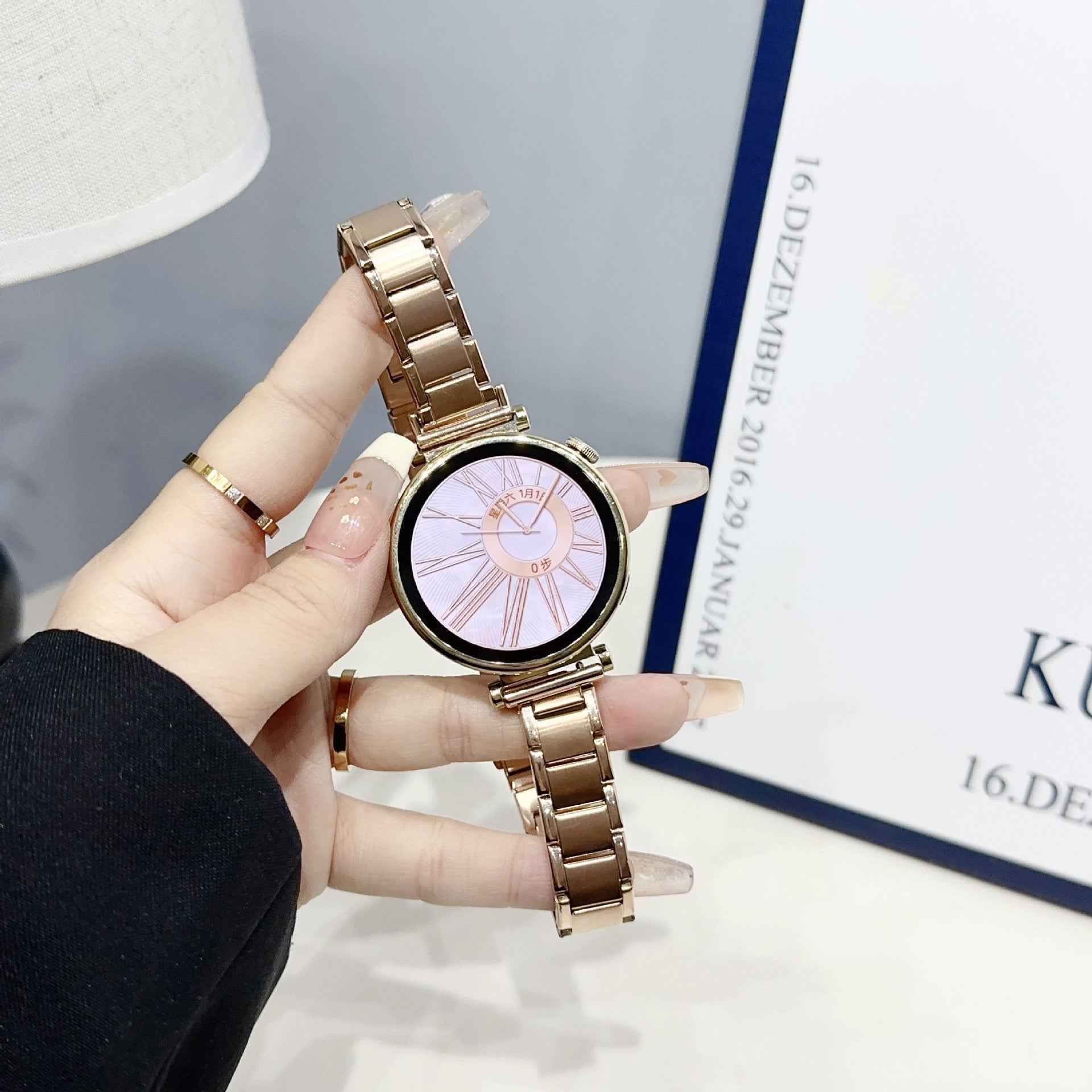 Stainless Steel Samsung Galaxy Watch Band (Triple-link)