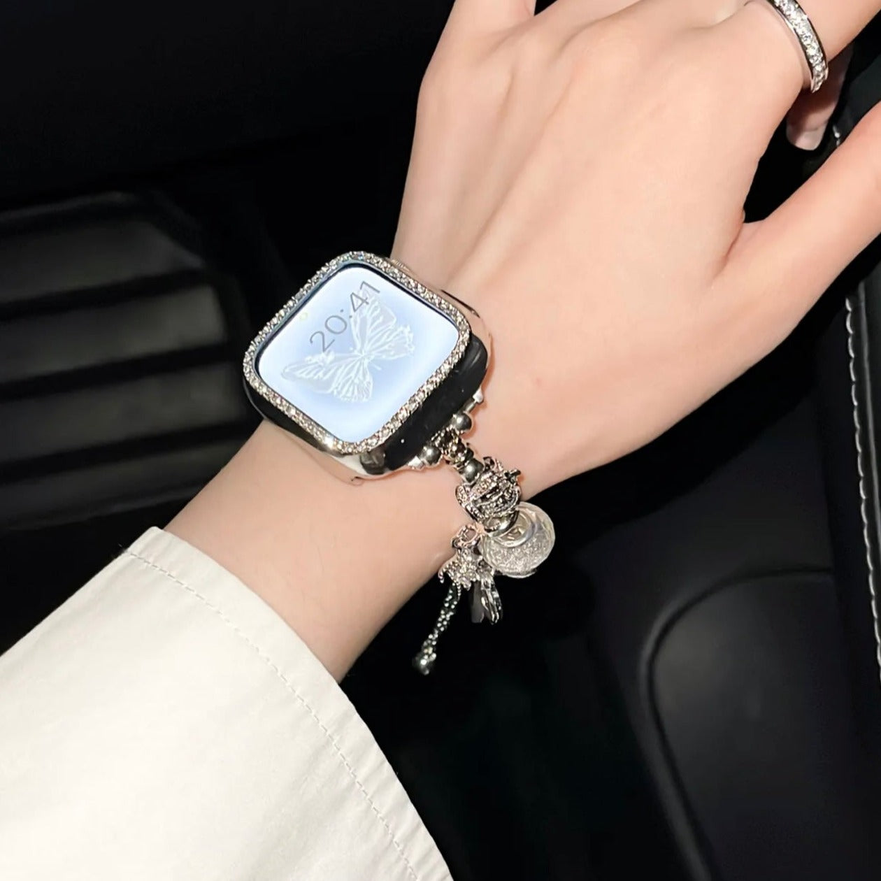 Silvery Star Apple Watch Band