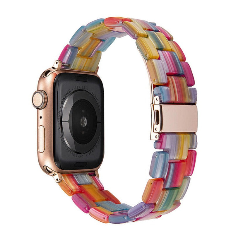 Rainbow Resin Apple Watch Band