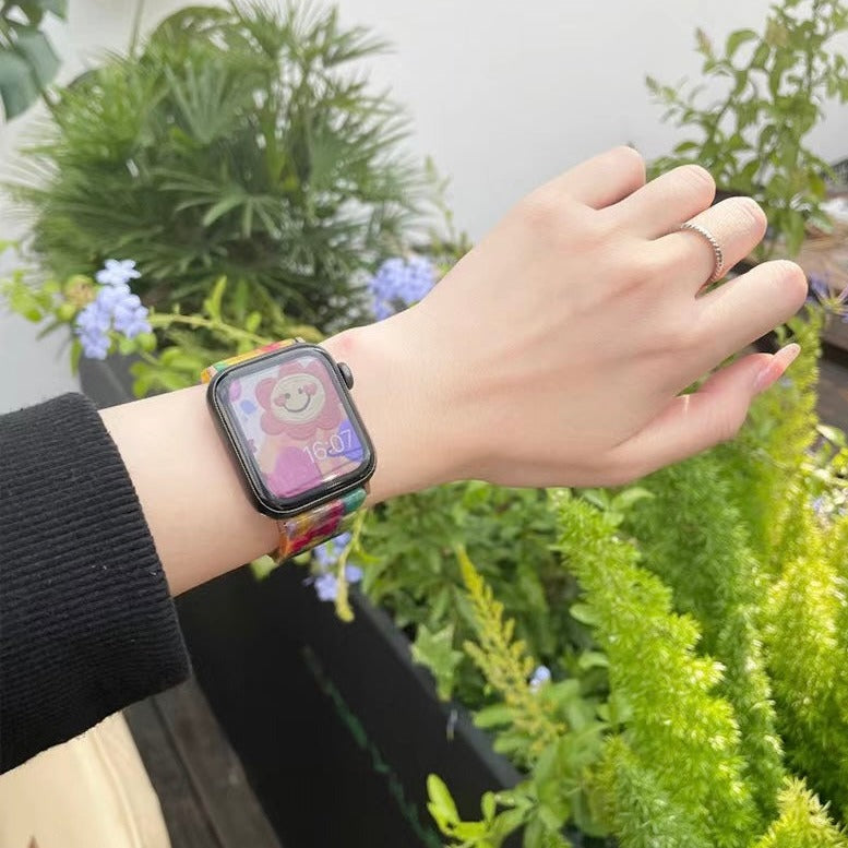 Rainbow Resin Apple Watch Band