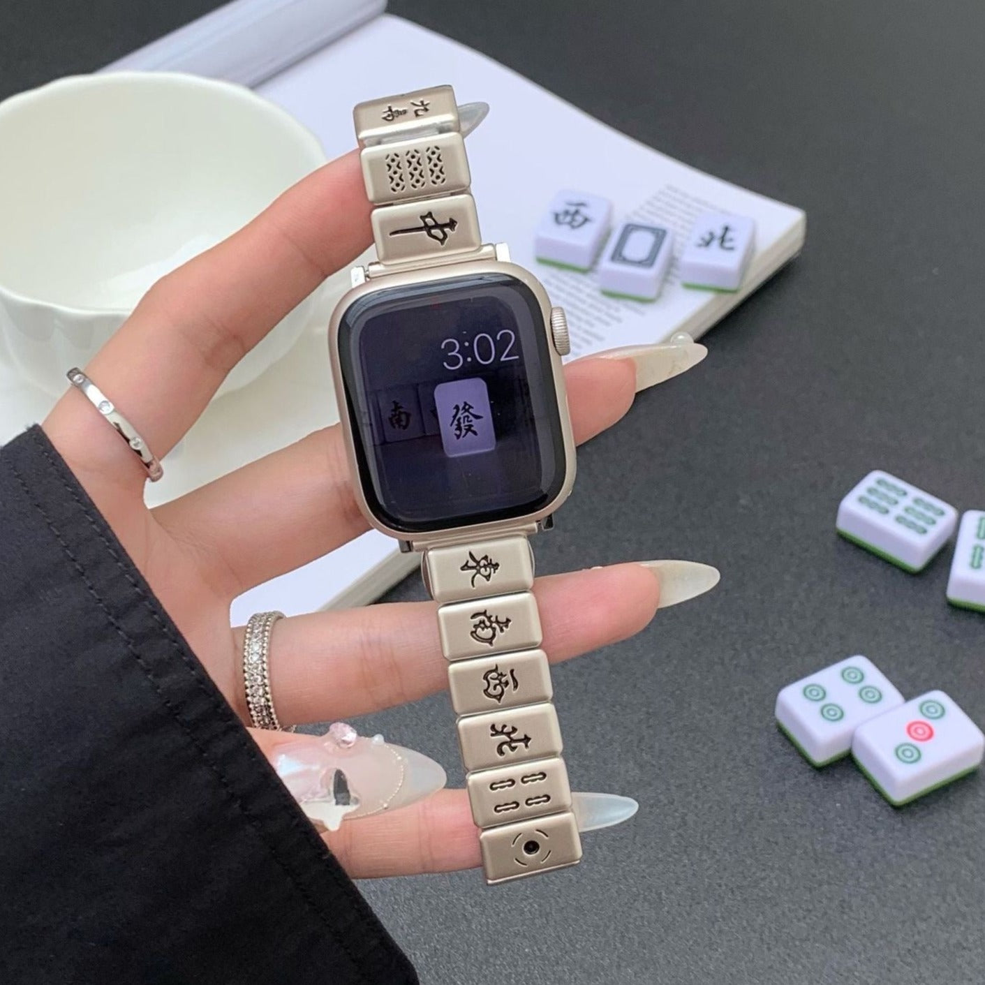 Metal Majiang Apple Watch Band