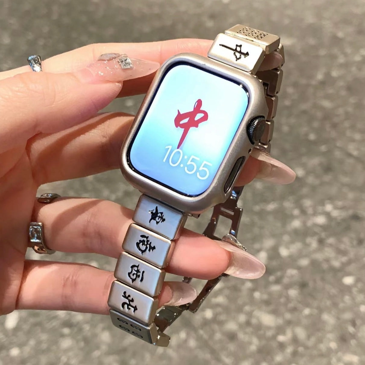 Metal Majiang Apple Watch Band