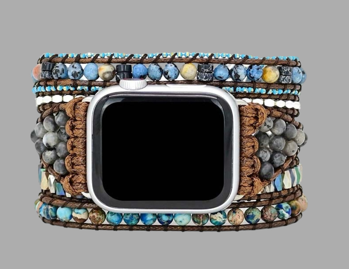 Blue Jasper Apple Watch Band