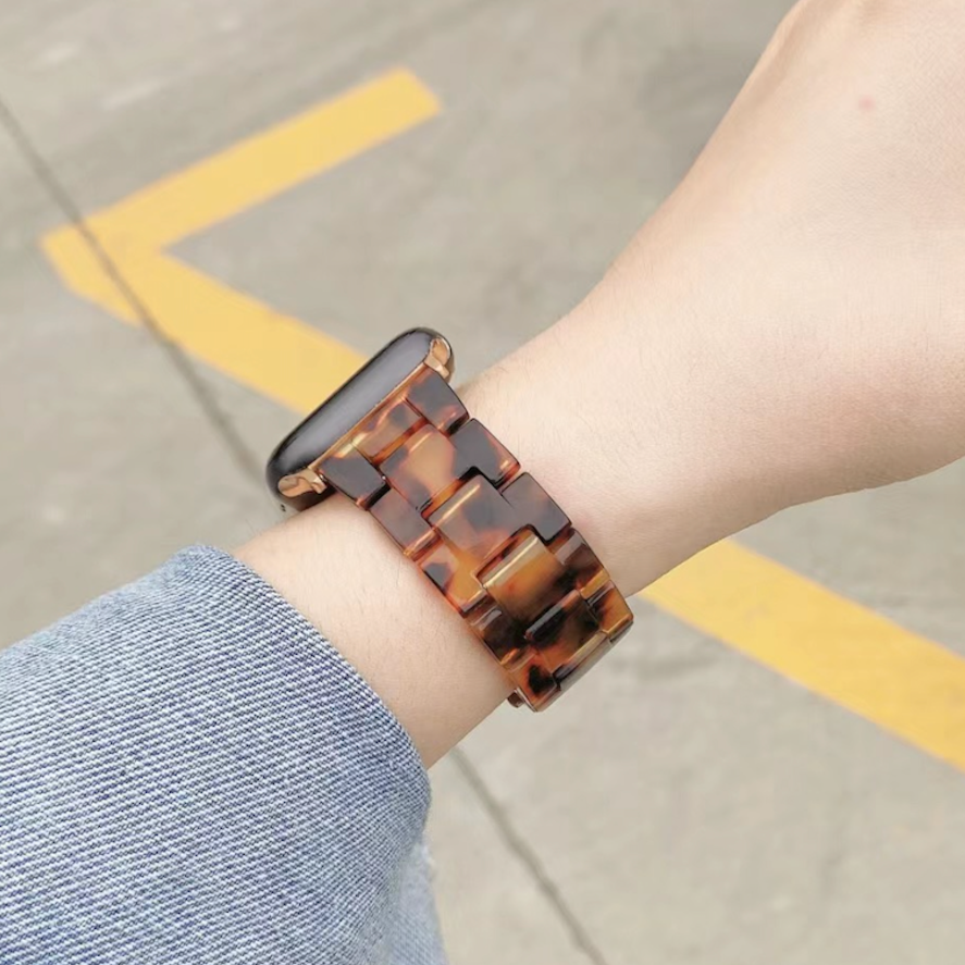 Amber Resin Apple Watch Band