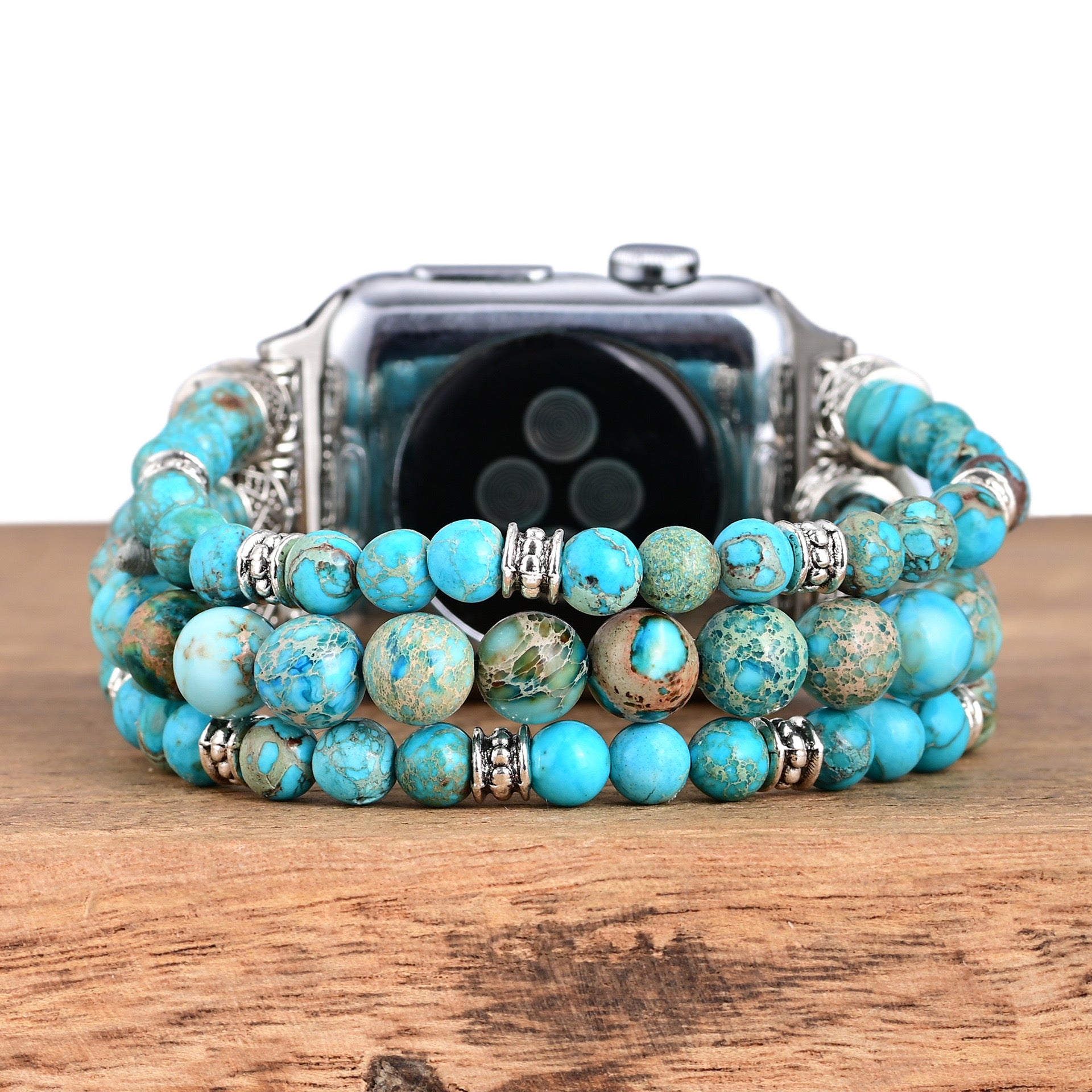 Turquoise Bohemian Stretch Apple Watch Band