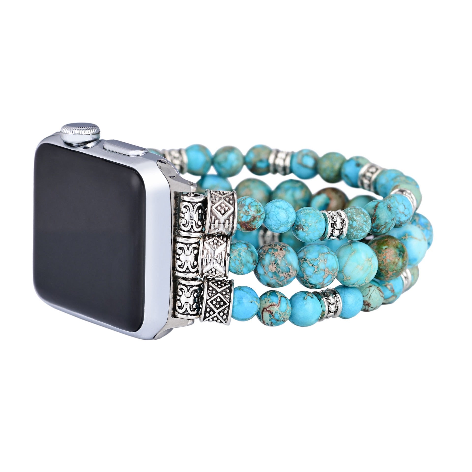 Turquoise Bohemian Stretch Apple Watch Band