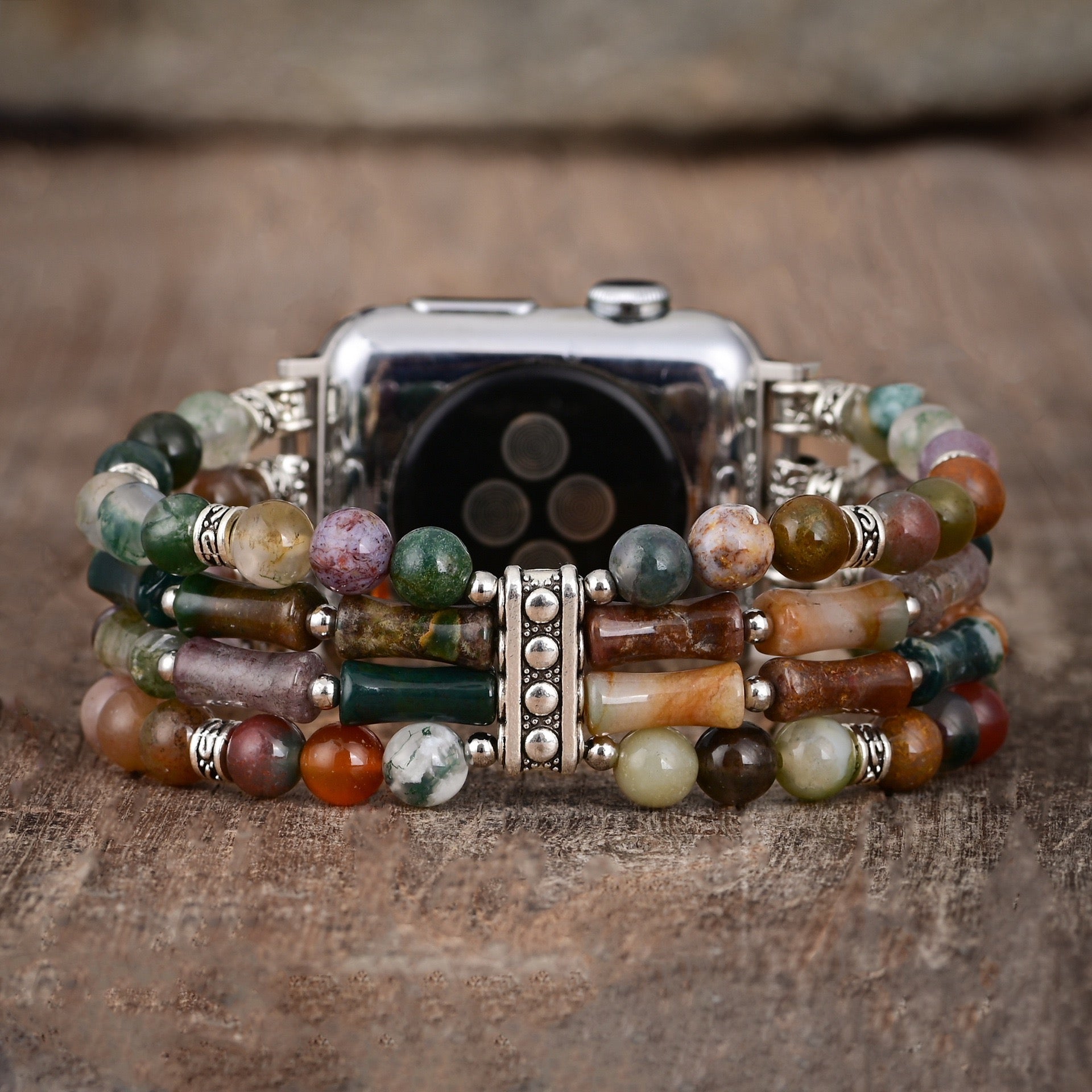 Indian Stone Stretch Apple Watch Band