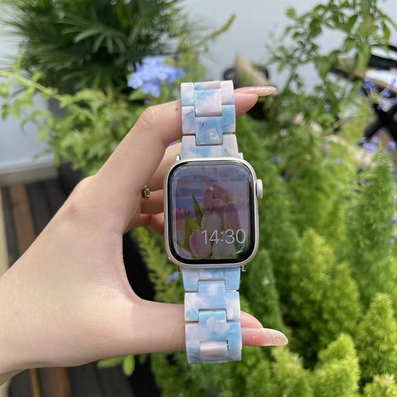 Skyblue Resin Apple Watch Band