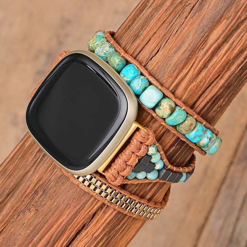 Turquoise Bohemian Fitbit Watch Band