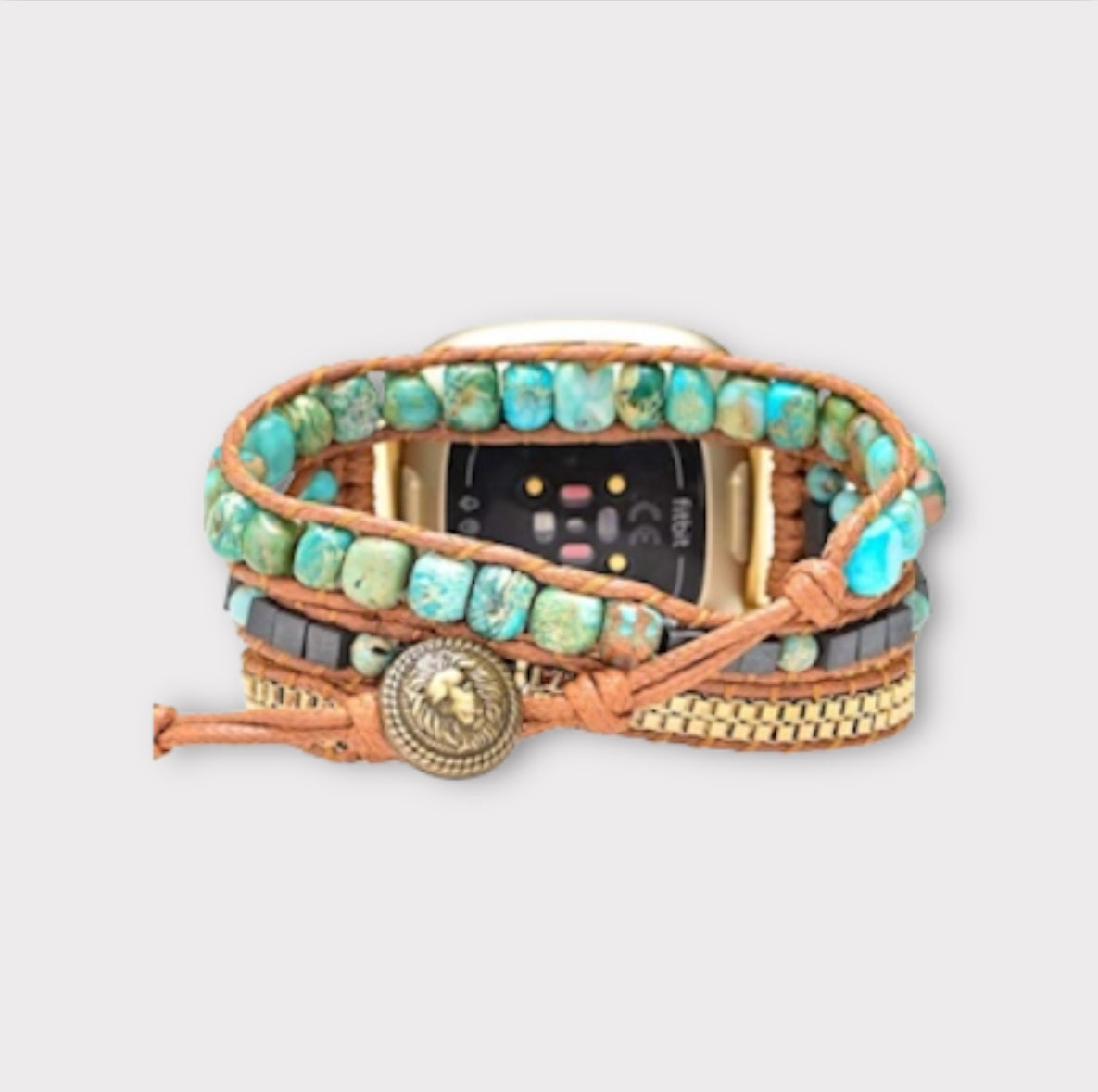 Turquoise Bohemian Fitbit Watch Band