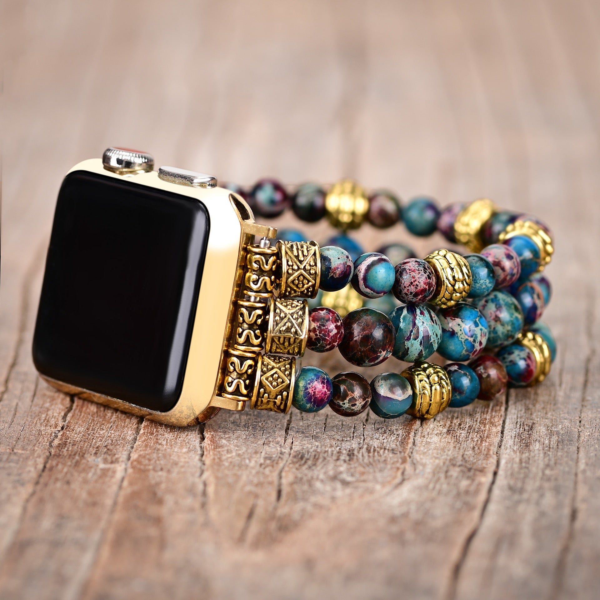 Energize Imperial Jasper Stretch Apple Watch Band