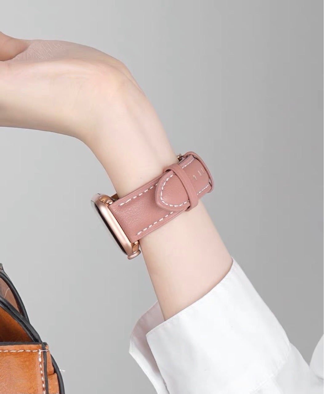 Classic Genuine Leather Apple Watch Band