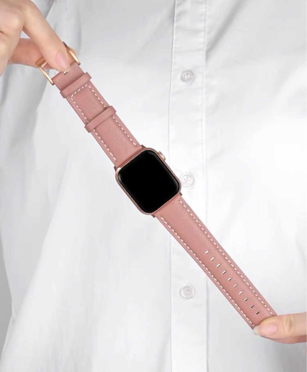 Classic Genuine Leather Apple Watch Band