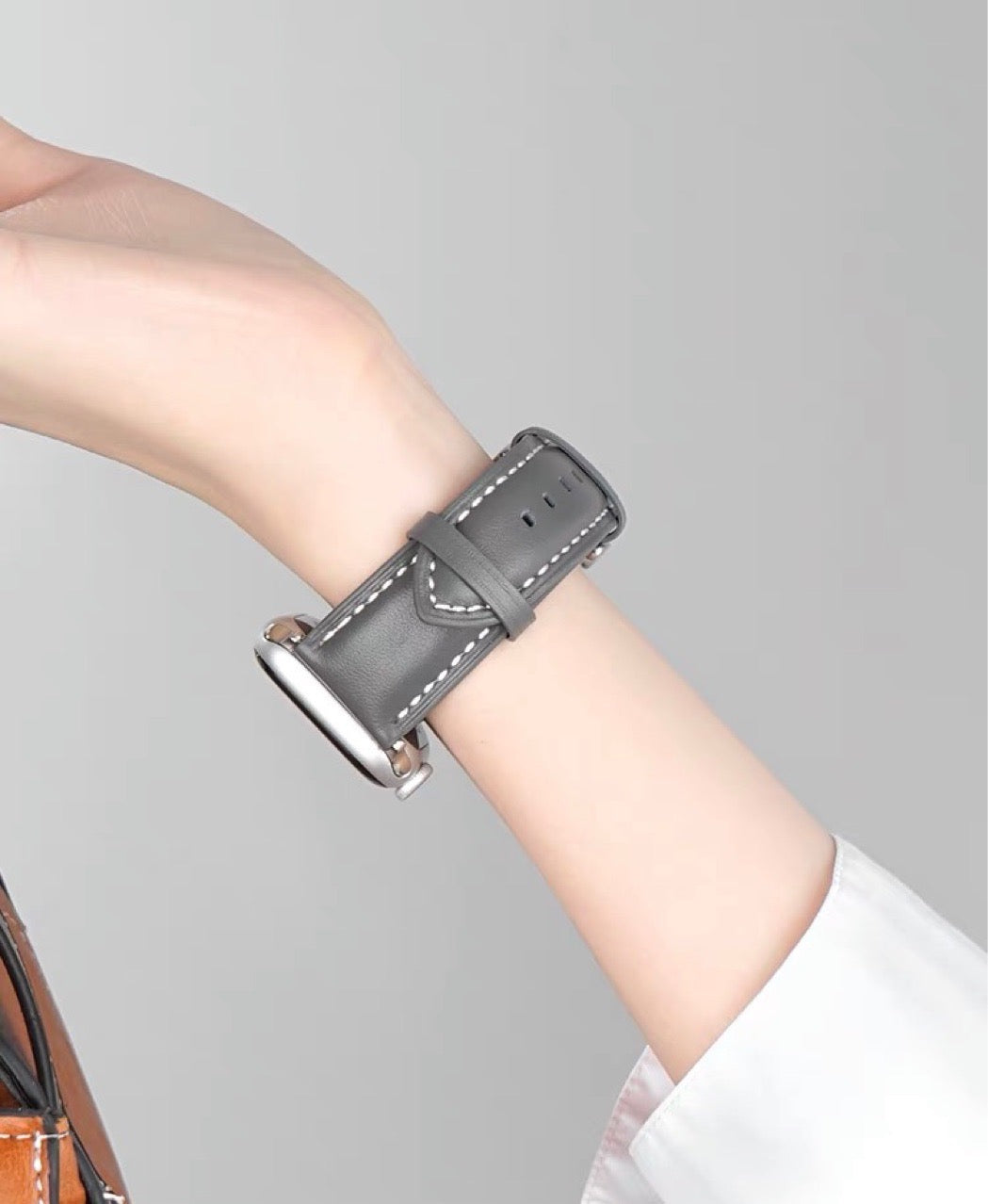 Classic Genuine Leather Apple Watch Band