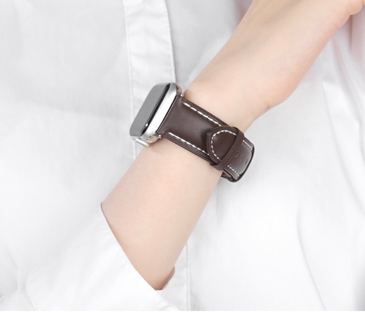 Classic Genuine Leather Apple Watch Band