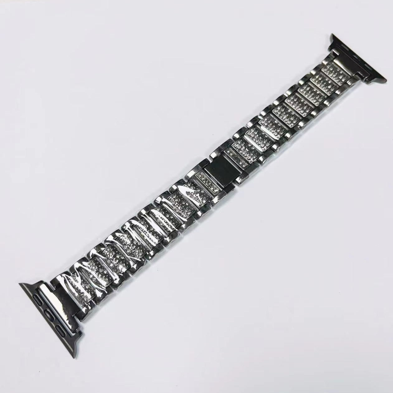 Rhinestone Metal Apple Watch Band