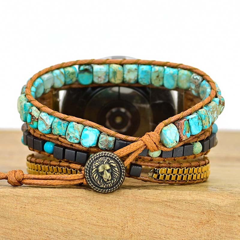 Turquoise Bohemian Samsung Galaxy Watch Band