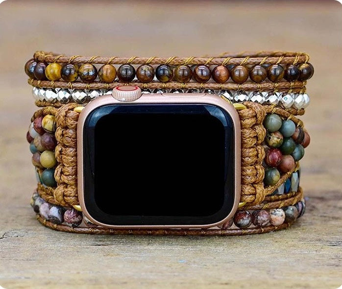 Dragon Eyes Jasper Apple Watch Band